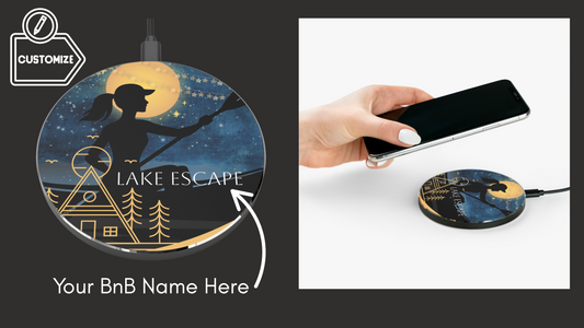 Enhance Your Airbnb Experience with Personalized Wireless Chargers