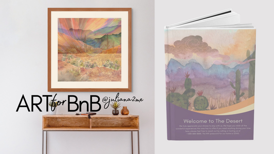Make Your Airbnb Listing photos come to life with the Perfect Wall Art