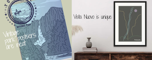 Vintage Park Posters and Vista Nuovo Fine Arts Prints of National Parks