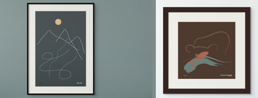 Grizzly Salmon and the Canadian Rockies Collection