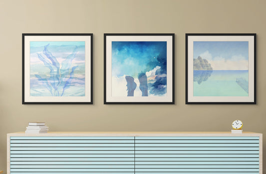 Almost Summer Almost Ocean Art Prints for BnBs.