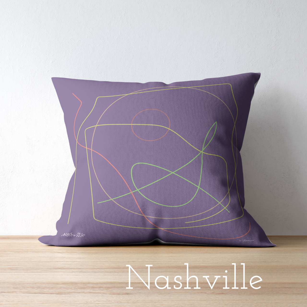 Mini Major Cities Pillows For Airbnb/Vrbo/Homeaway Vacation Rental Homes in and Around the Cities Vista Nuovo Fine Art Prints by Juliana2me