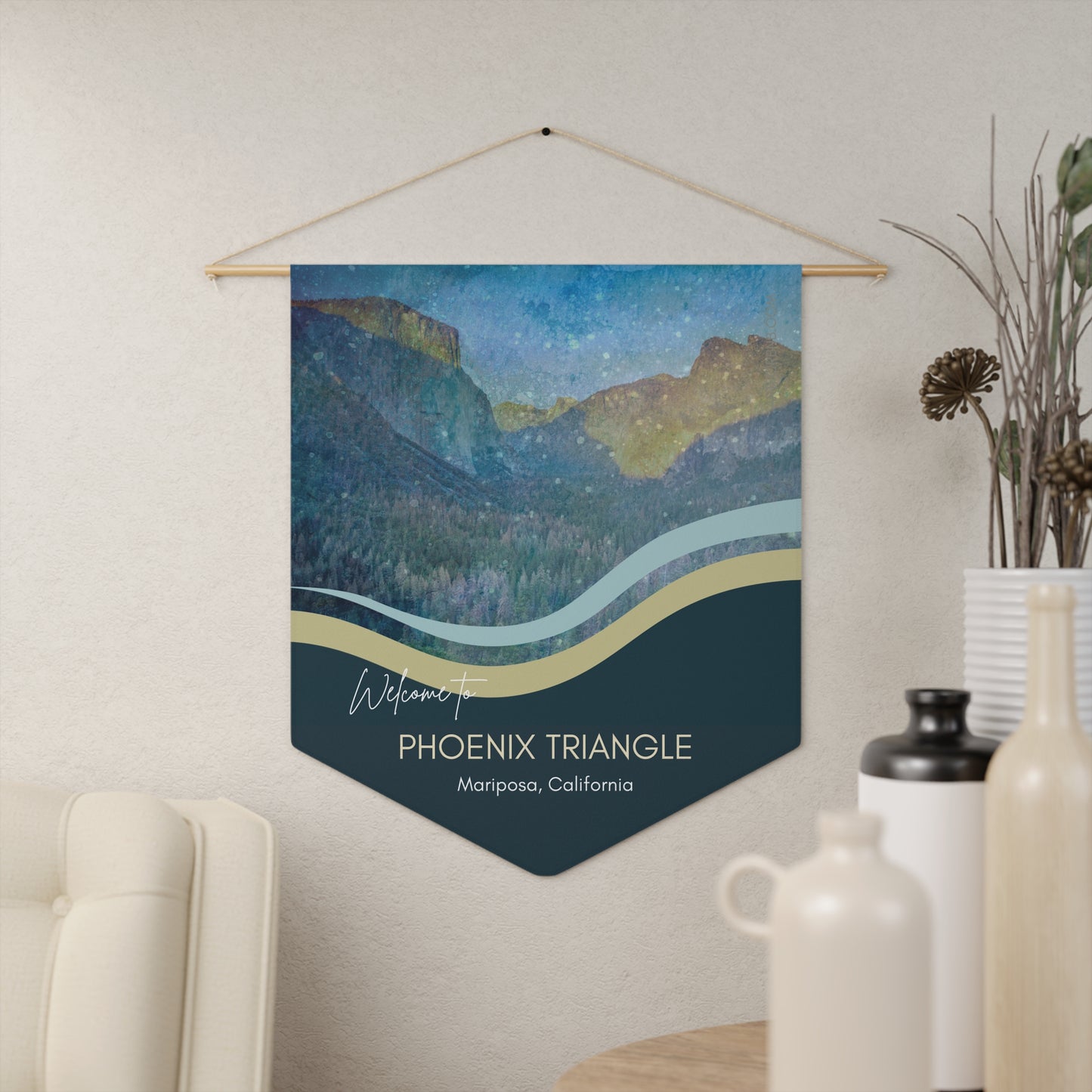 YOSEMITE Pennant - for Phoenix Triangle Vista Nuovo Fine Art Prints by Juliana2me