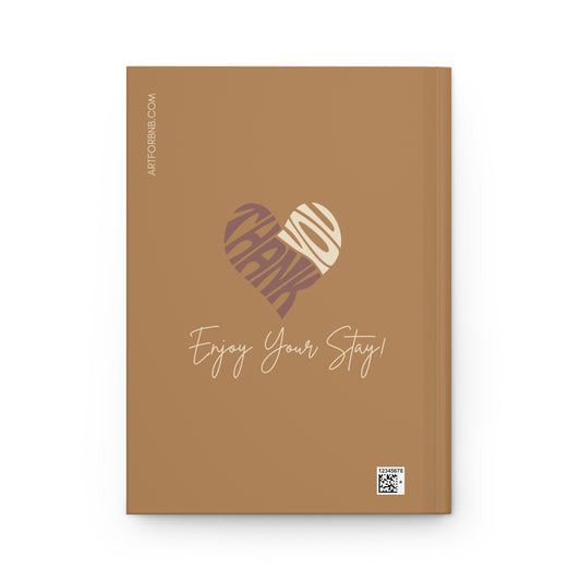 Custom ARCHES National Park Guest Book for Airbnb Hosts