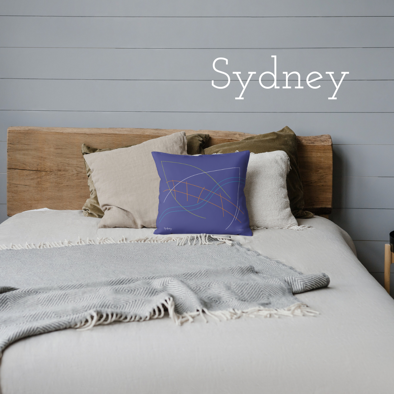 Mini Major Cities Pillows For Airbnb/Vrbo/Homeaway Vacation Rental Homes in and Around the Cities Vista Nuovo Fine Art Prints by Juliana2me