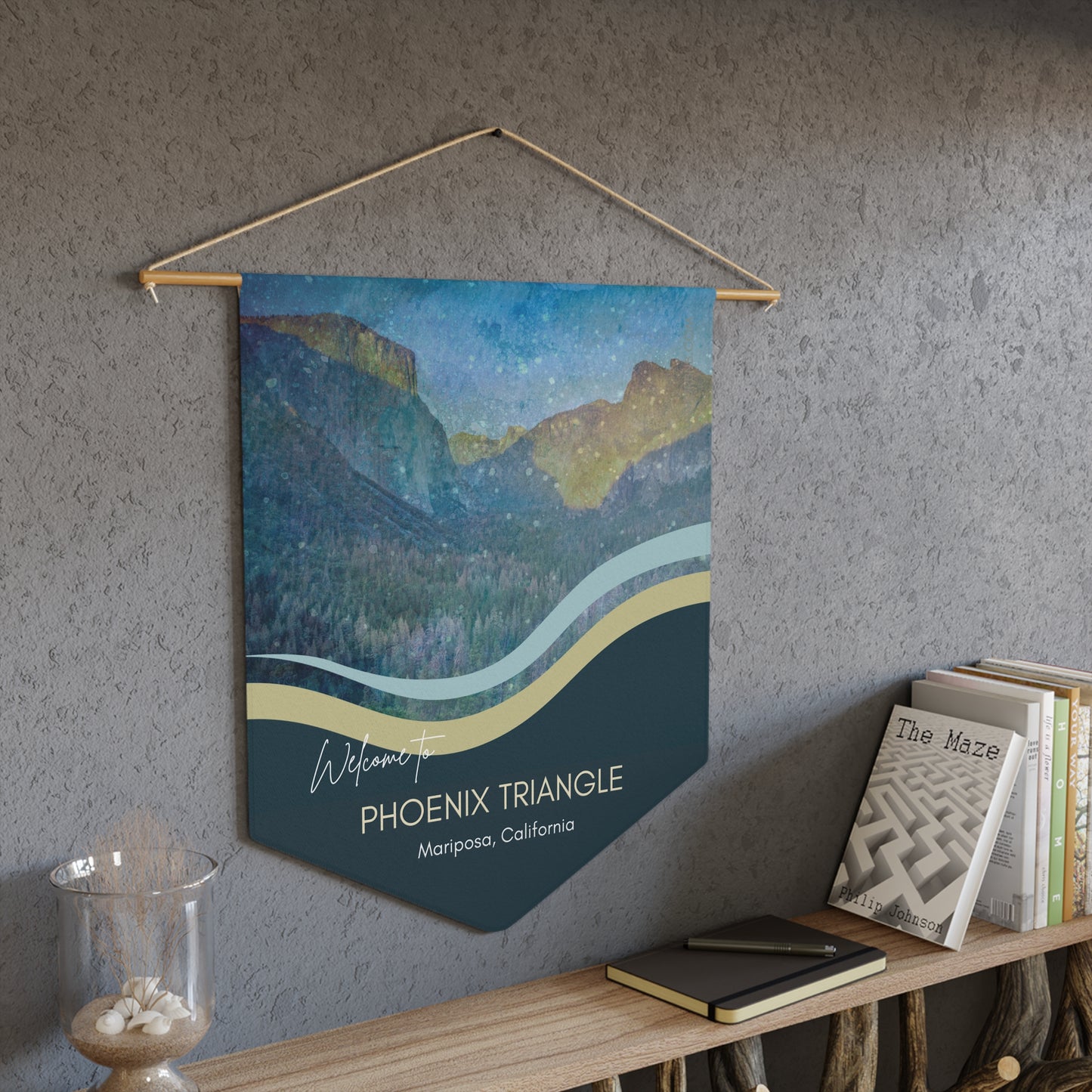 YOSEMITE Pennant - for Phoenix Triangle Vista Nuovo Fine Art Prints by Juliana2me