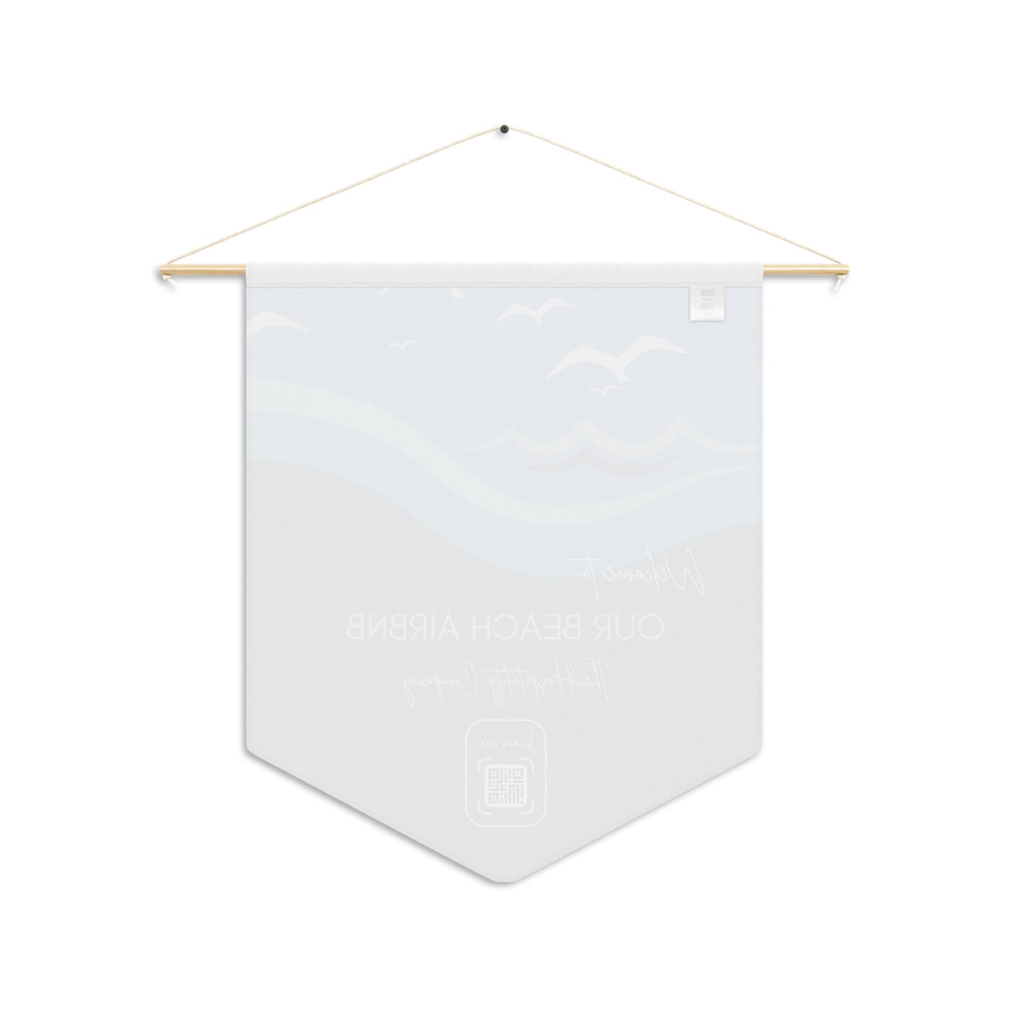Simple & Practical BEACH Welcome Pennant Vista Nuovo Fine Art Prints by Juliana2me