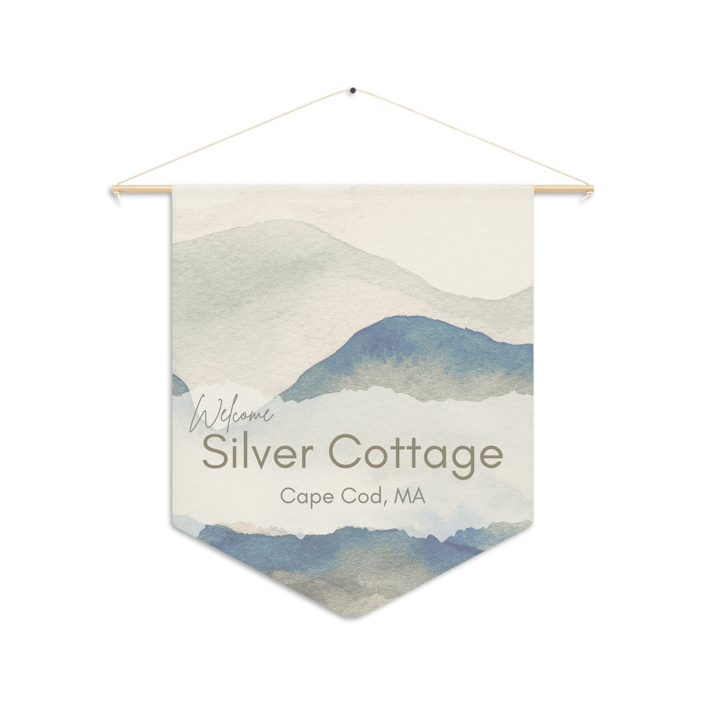 Welcome Banner with the Name and location of your Airbnb to welcome your guests Vista Nuovo Fine Art Prints by Juliana2me