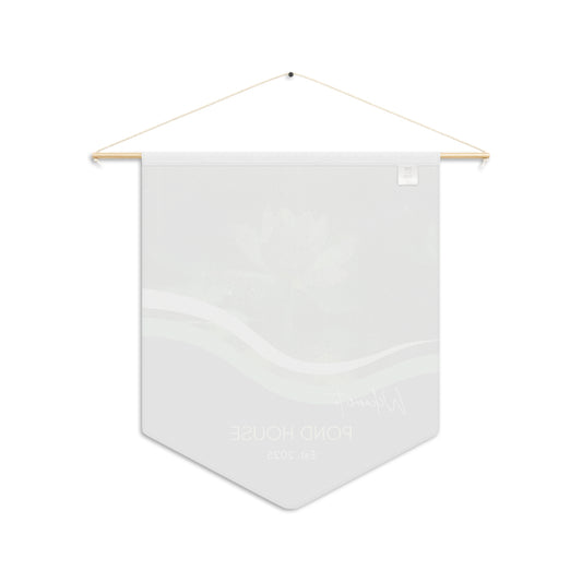 Pennant Wall Decor, Personalized Pond Theme for Airbnb Hosts