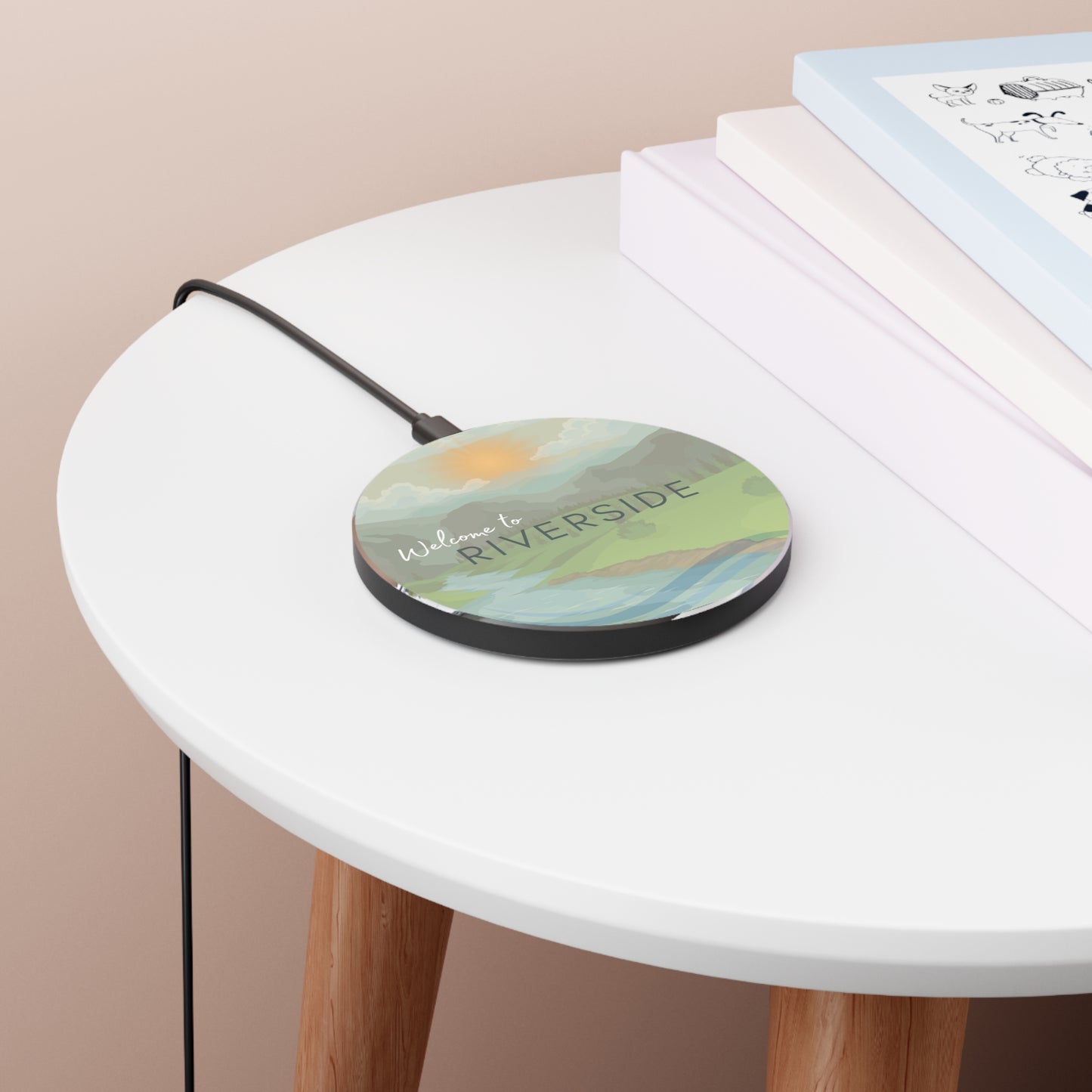 Scenic River Wireless Charger for Airbnb Hosts in or near Rivers Vista Nuovo Fine Art Prints by Juliana2me