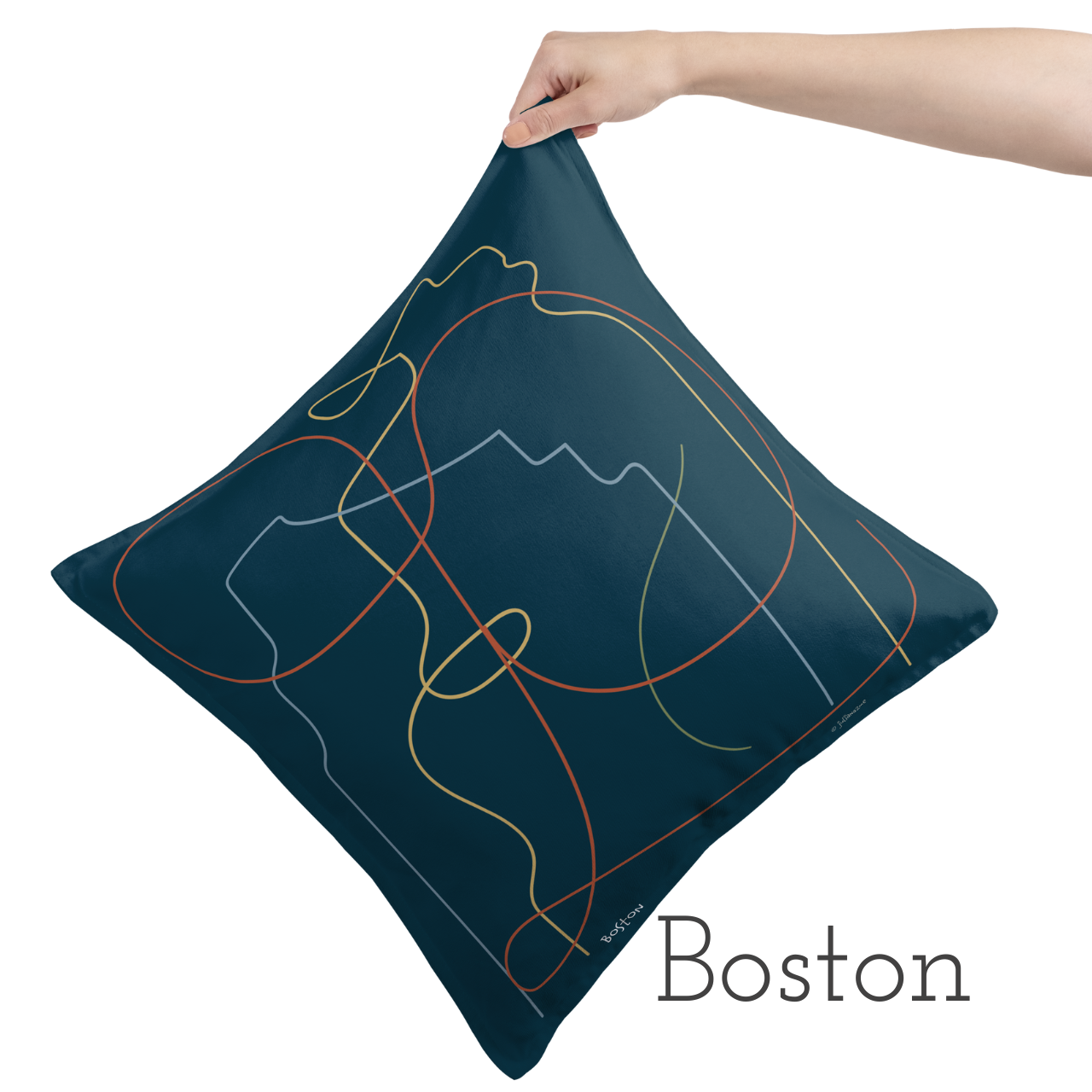 Mini Major Cities Pillows For Airbnb/Vrbo/Homeaway Vacation Rental Homes in and Around the Cities Vista Nuovo Fine Art Prints by Juliana2me