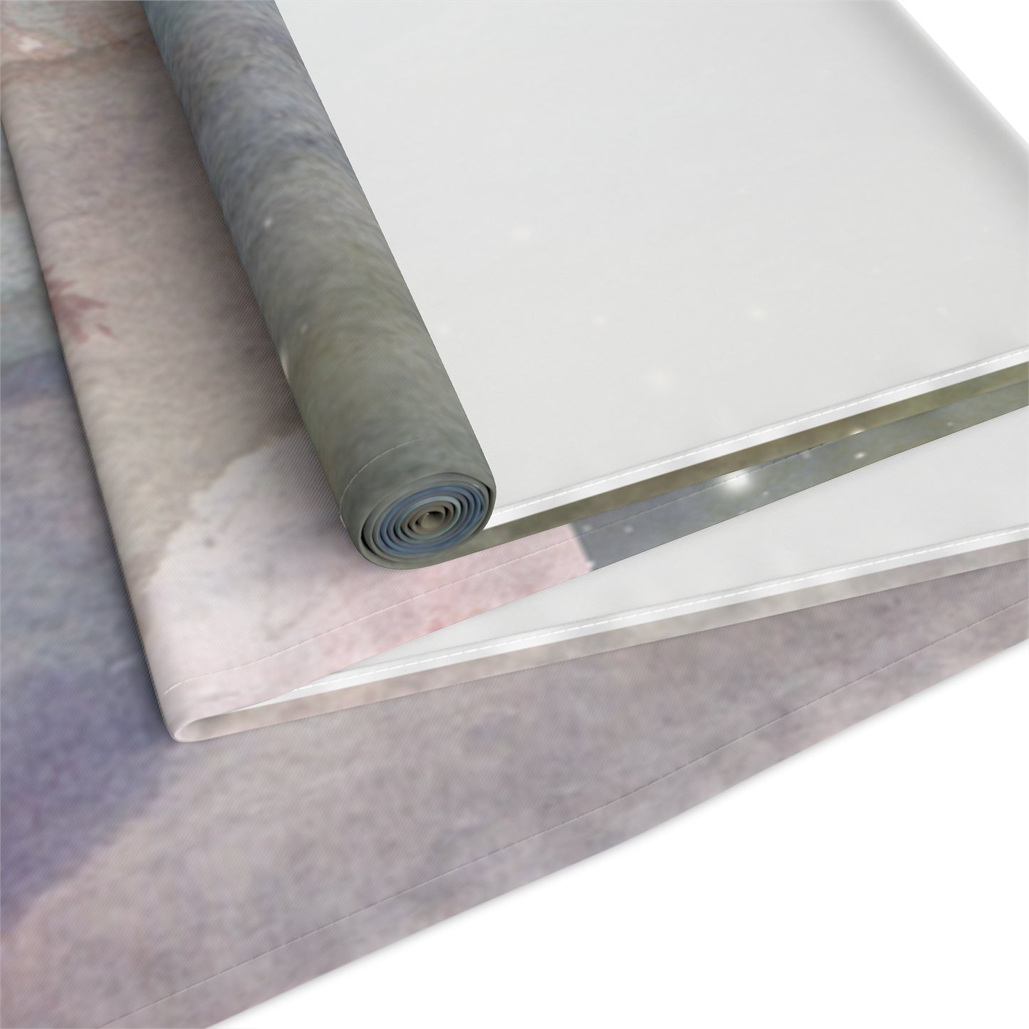 Mountain Moon, Serene Landscape Table Runner - Rustic to Modern Home Airbnb Home Decor Vista Nuovo Fine Art Prints by Juliana2me