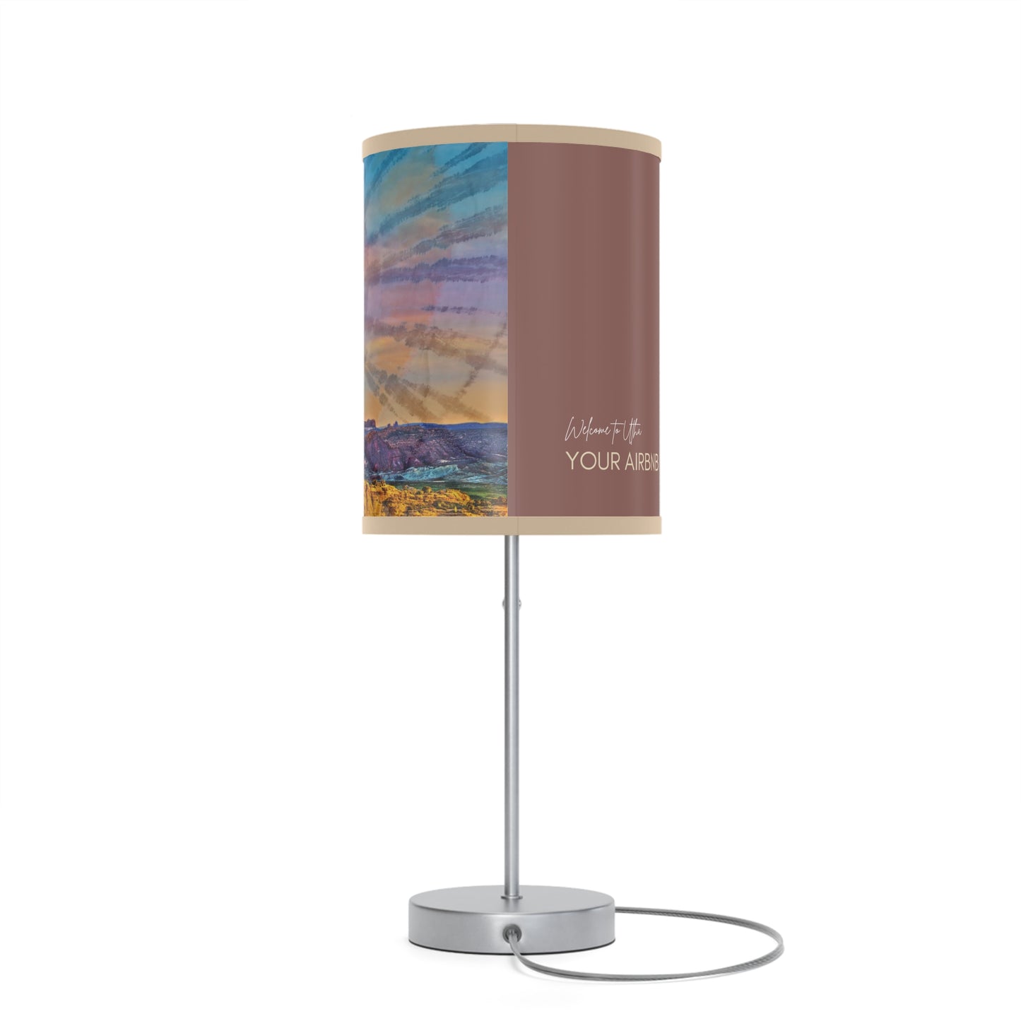 Personalized "Arches" Lamp for Airbnb Homes near Arches National Park Vista Nuovo Fine Art Prints by Juliana2me