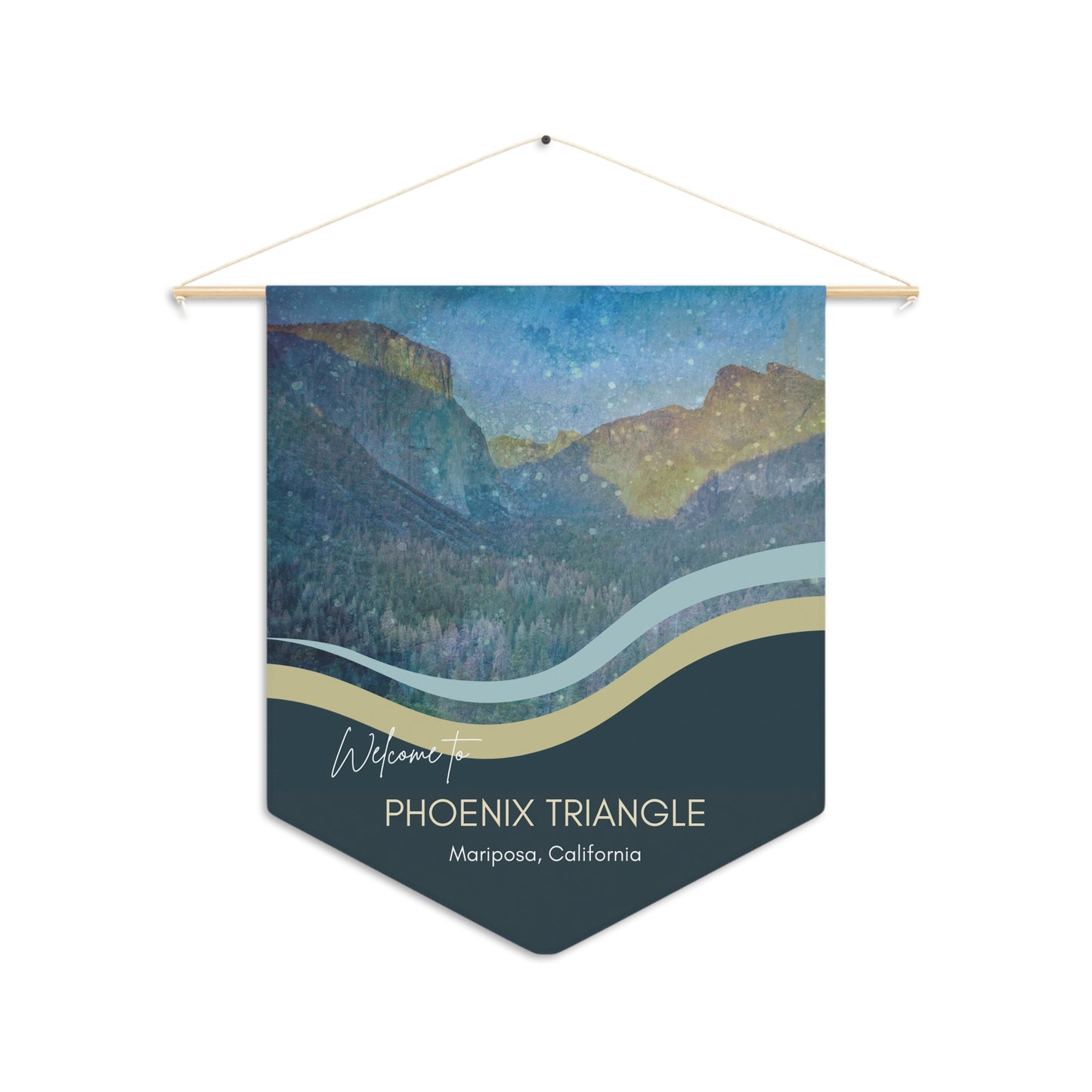 YOSEMITE Pennant - for Phoenix Triangle Vista Nuovo Fine Art Prints by Juliana2me