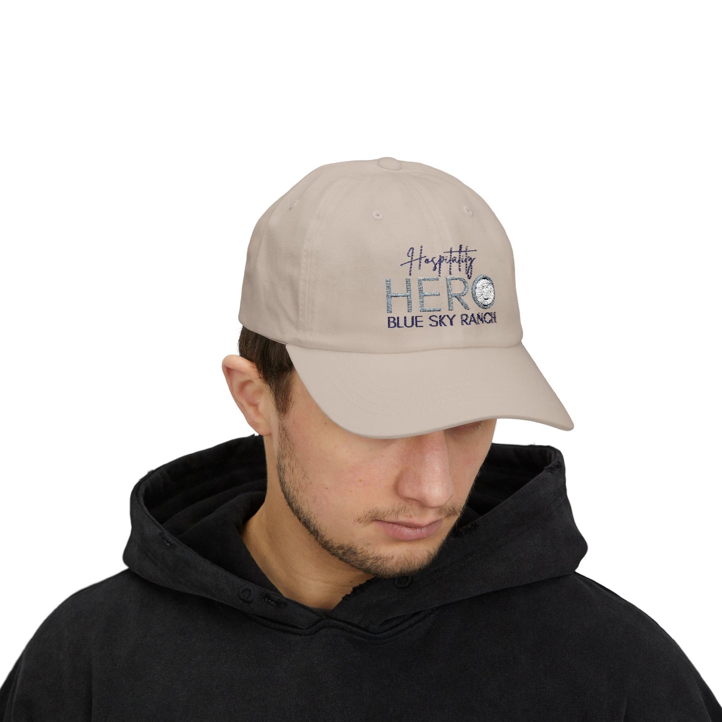 "Hospitality Hero" Dad Cap - Personalized With the name of your Rental Home Airbnb Manager Gift Vista Nuovo Fine Art Prints by Juliana2me