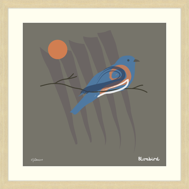 Bluebird Vista Nuovo Fine Art Prints by Juliana2me