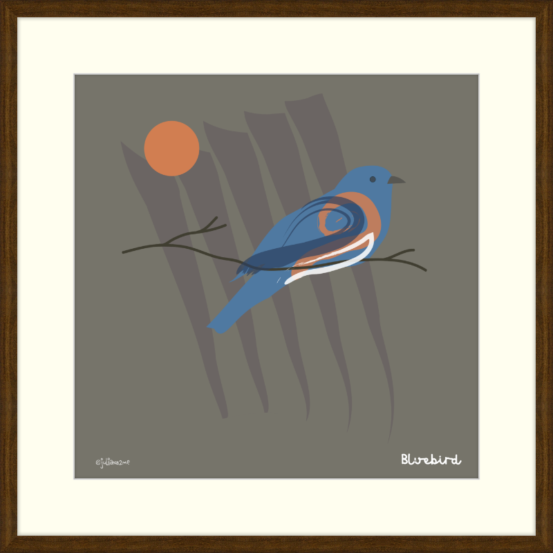 Bluebird Vista Nuovo Fine Art Prints by Juliana2me