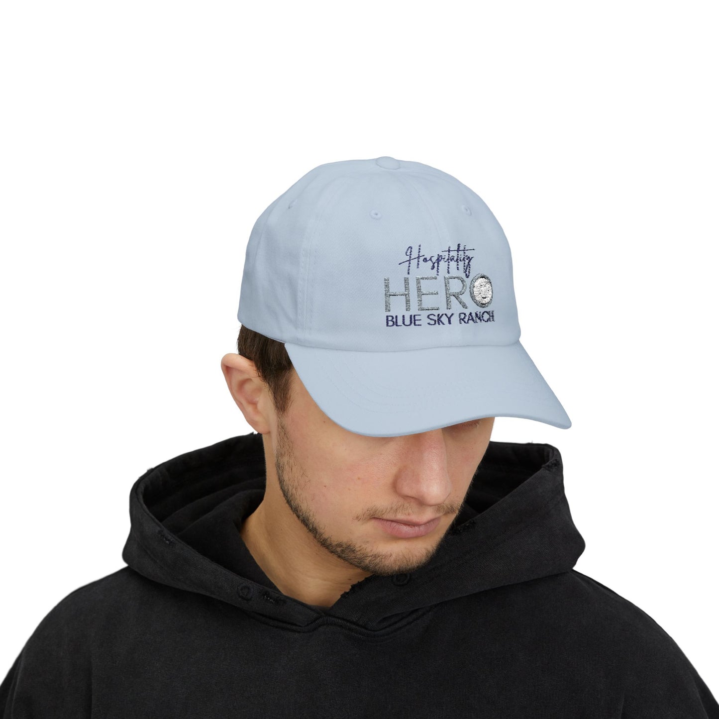 "Hospitality Hero" Dad Cap - Personalized With the name of your Rental Home Airbnb Manager Gift Vista Nuovo Fine Art Prints by Juliana2me