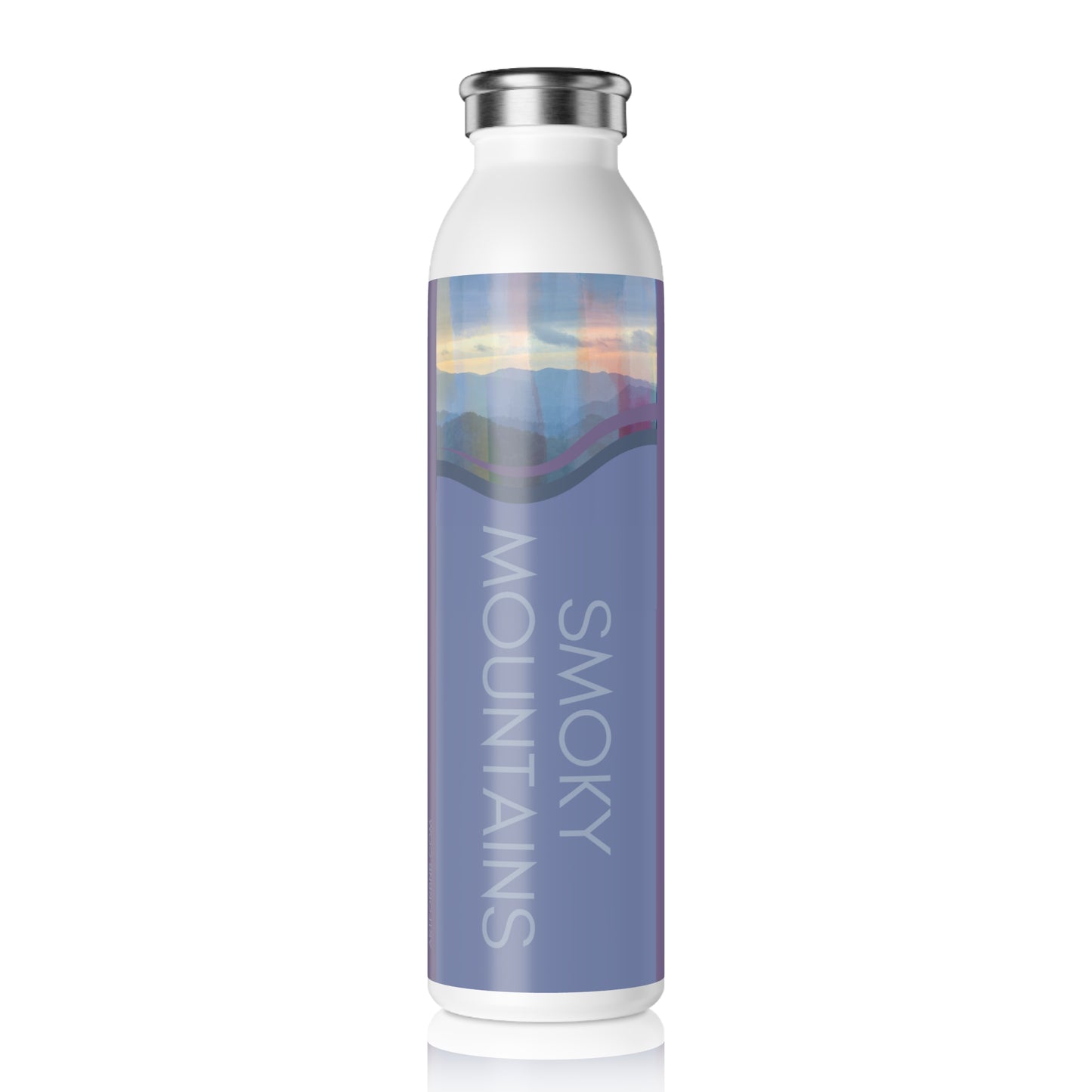 Smoky Mountains Water Bottle Vista Nuovo Fine Art Prints by Juliana2me