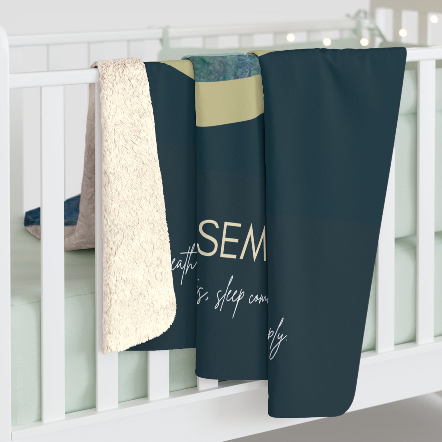 Sherpa Fleece Blanket - Yosemite National Park Lover's Edition Vista Nuovo Fine Art Prints by Juliana2me