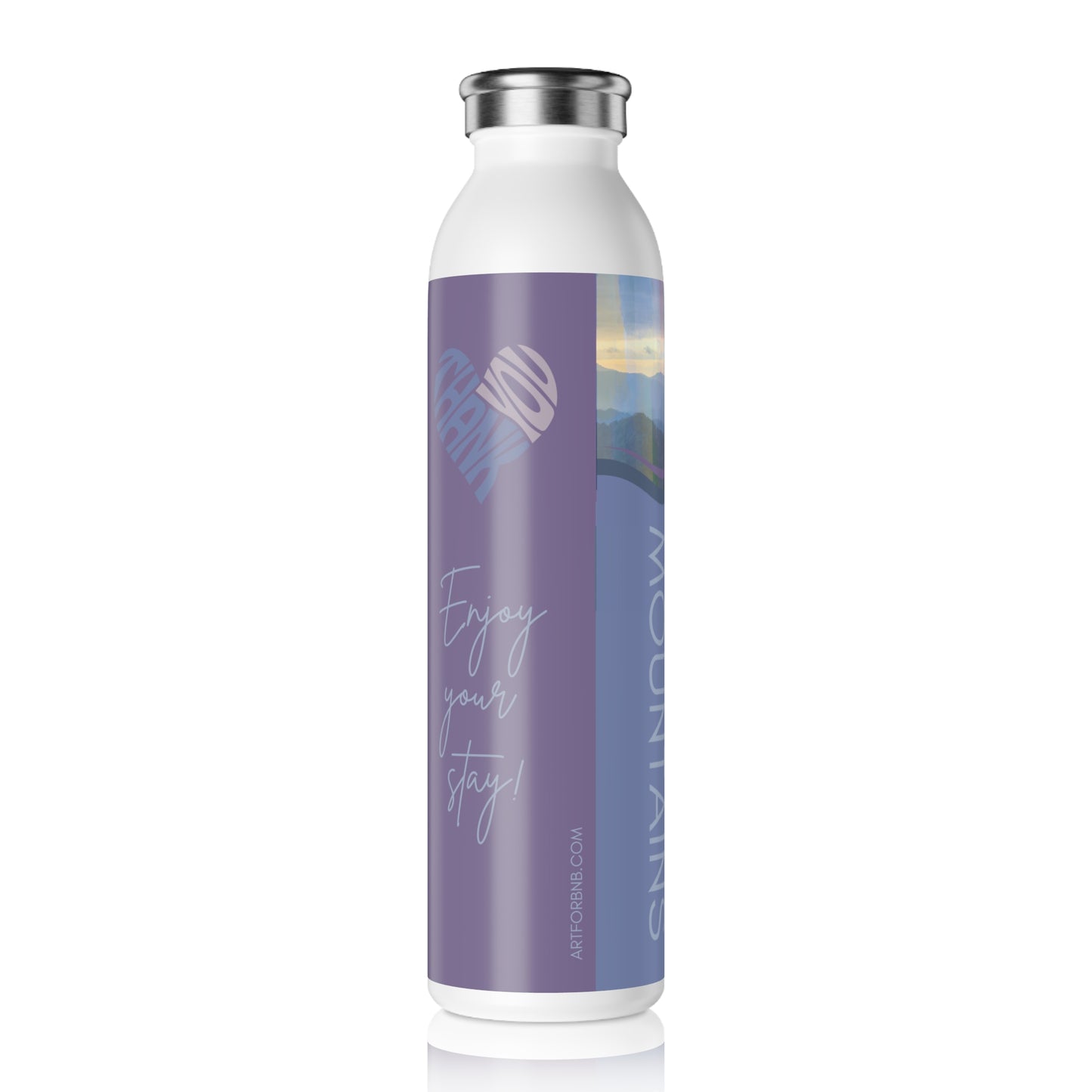Smoky Mountains Water Bottle Vista Nuovo Fine Art Prints by Juliana2me