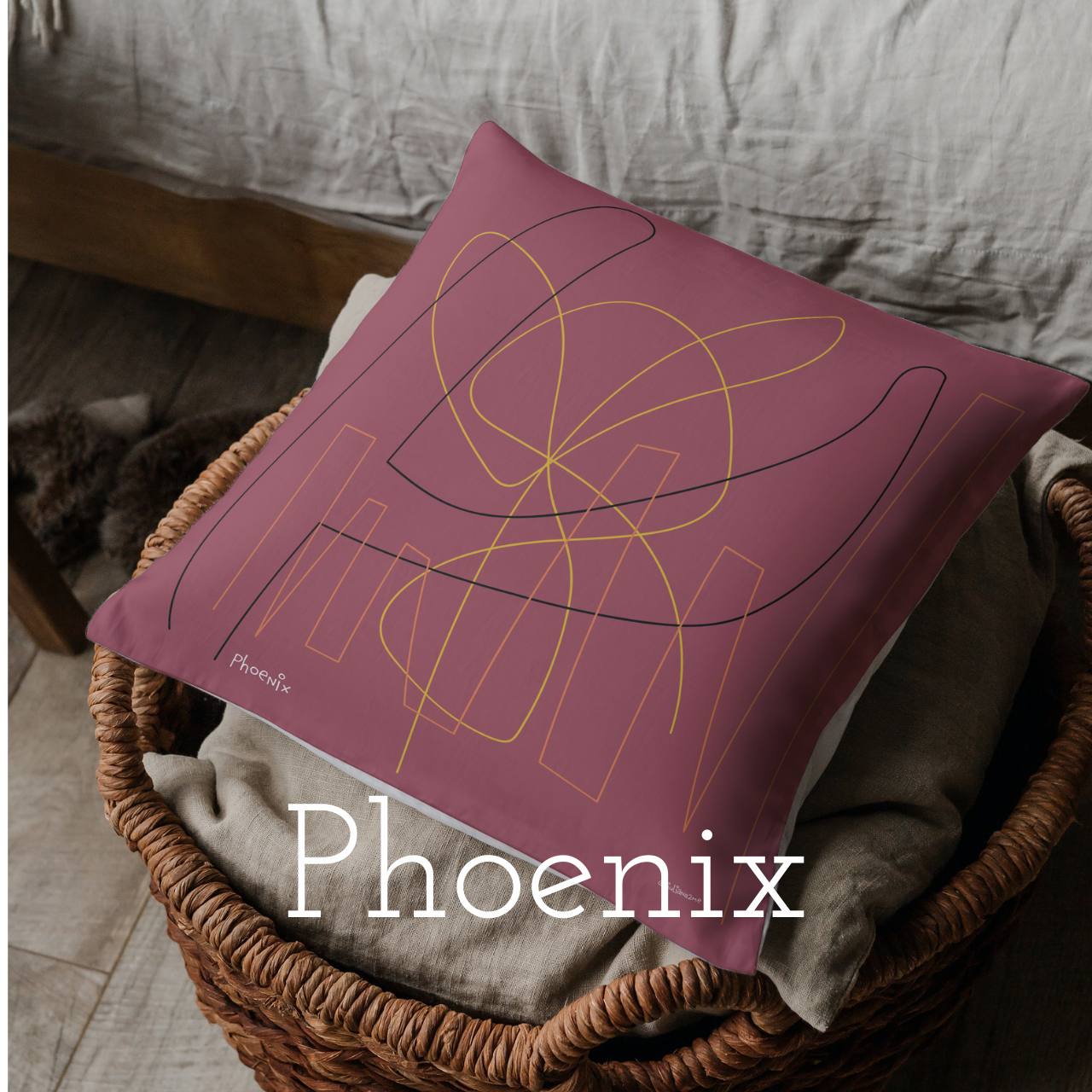 Mini Major Cities Pillows For Airbnb/Vrbo/Homeaway Vacation Rental Homes in and Around the Cities Vista Nuovo Fine Art Prints by Juliana2me