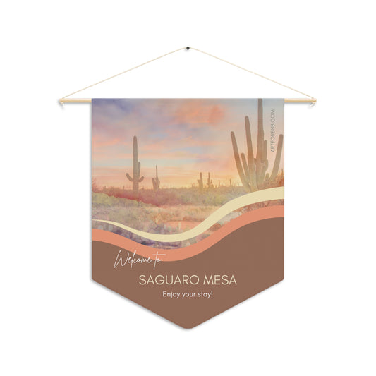 SAGUARO Welcome Pennant for Airbnb Hosts