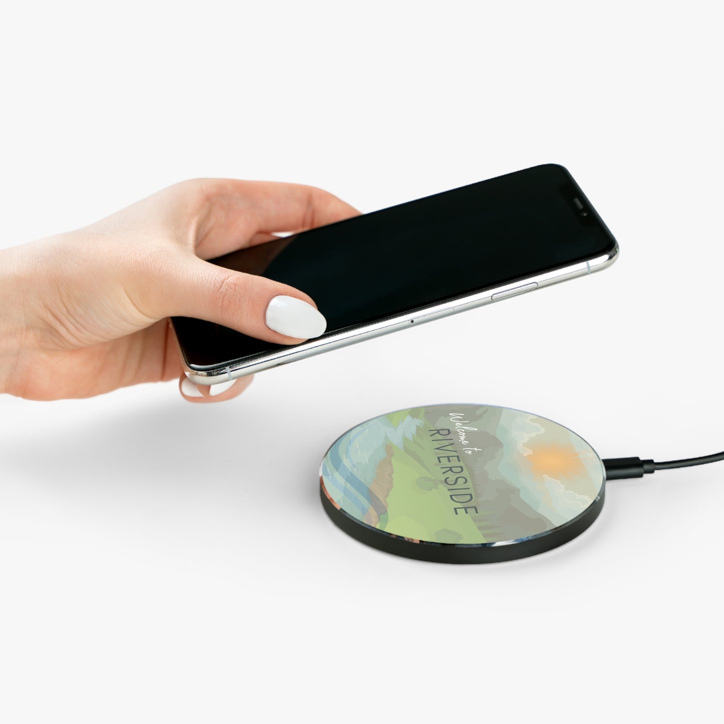 Scenic River Wireless Charger for Airbnb Hosts in or near Rivers Vista Nuovo Fine Art Prints by Juliana2me