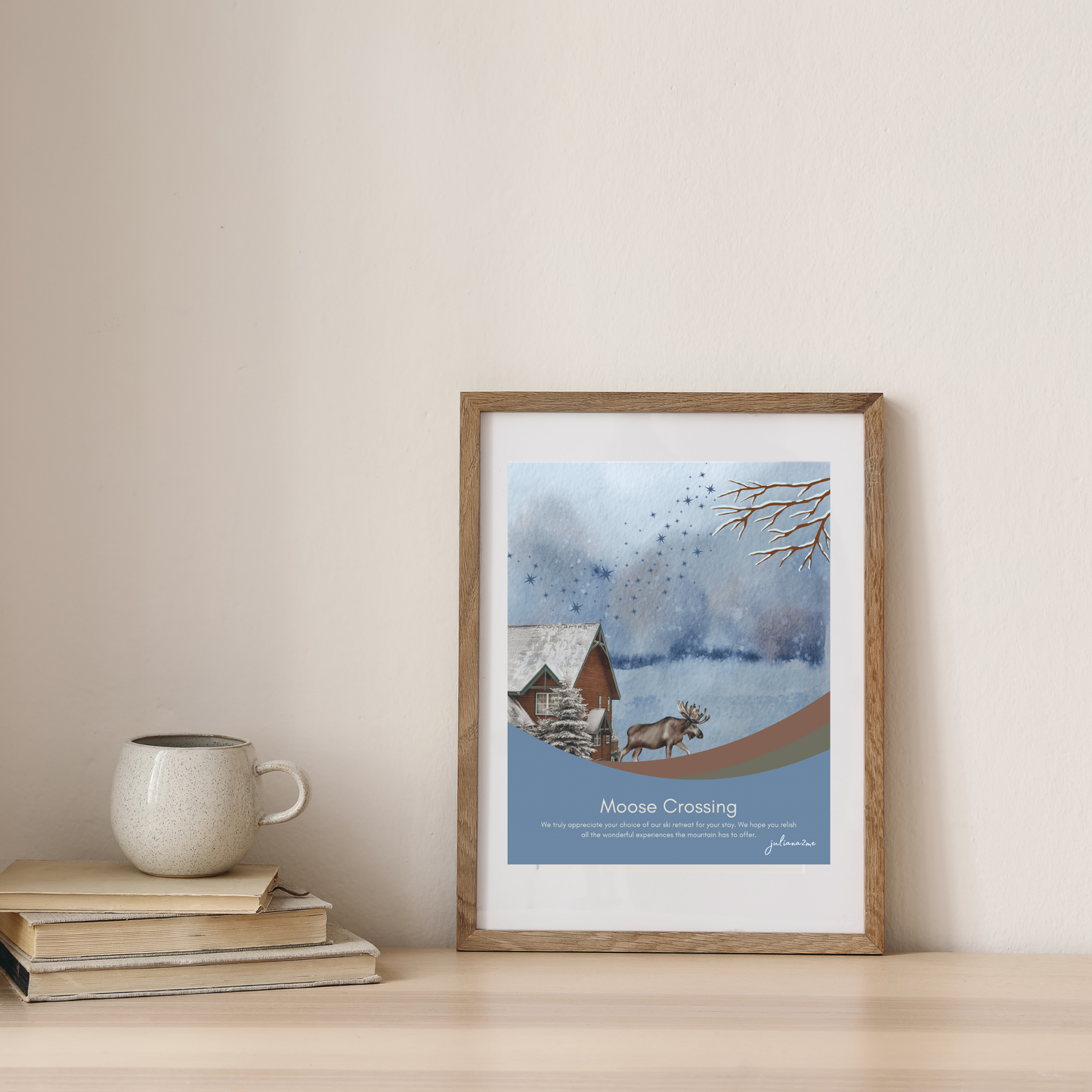 "Wonderful Welcome" Semi-Custom Airbnb Welcome Sign with your Photo Vista Nuovo Fine Art Prints by Juliana2me