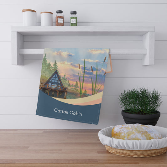 Custom Dreamscape Tea Towels featuring a photo of your home (available after Dreamscape Welcome Purchase)