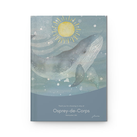 Airbnb Custom Guest Book with Welcome Dreamscape Illustration