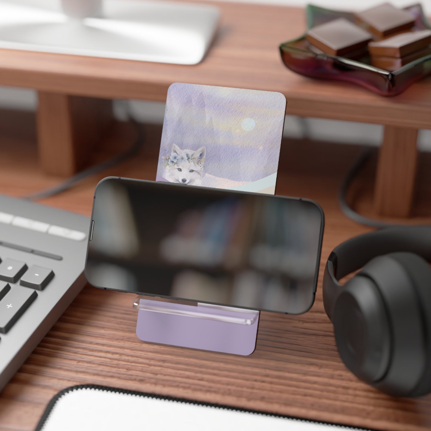Mobile Display Stand for Smartphones Vista Nuovo Fine Art Prints by Juliana2me