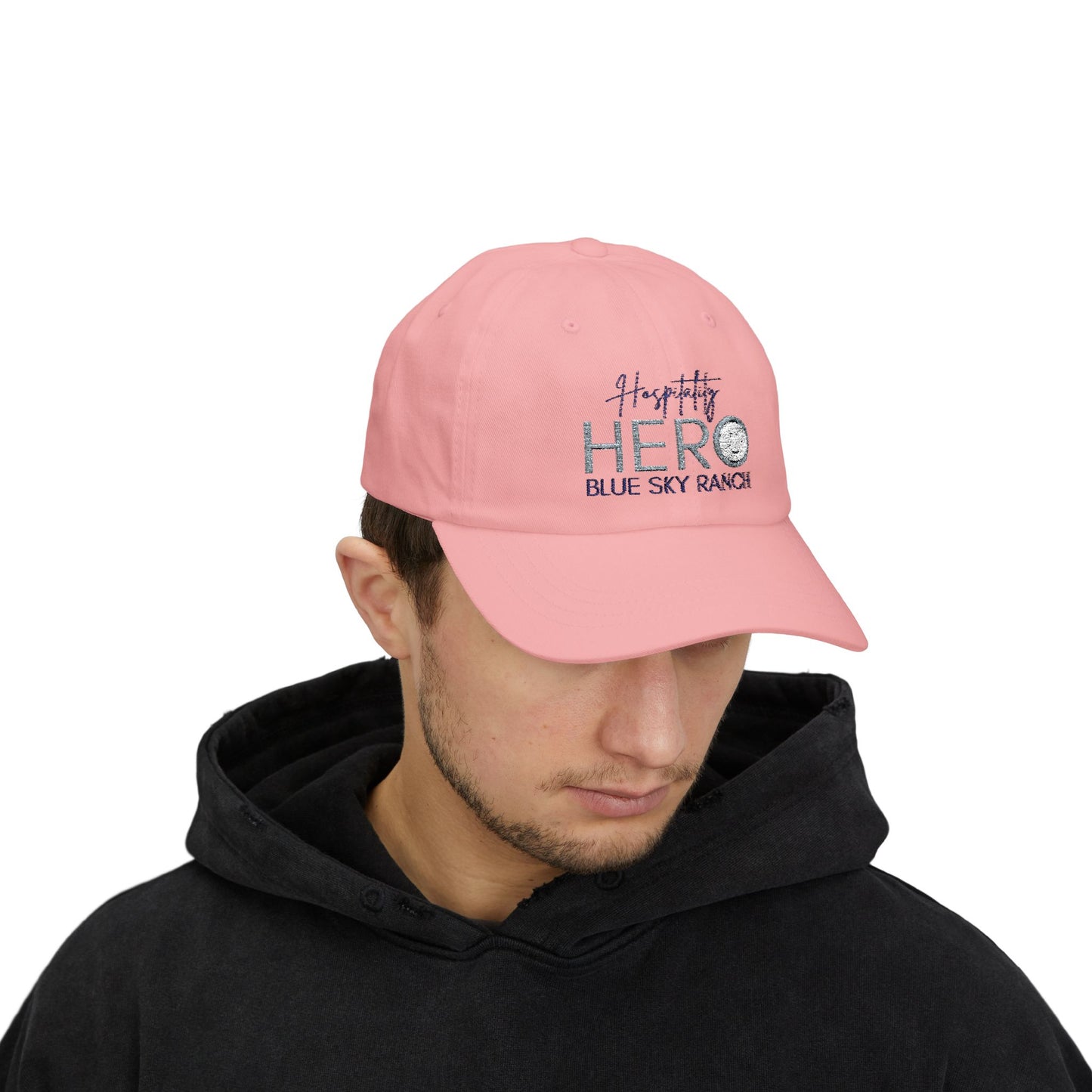 "Hospitality Hero" Dad Cap - Personalized With the name of your Rental Home Airbnb Manager Gift Vista Nuovo Fine Art Prints by Juliana2me