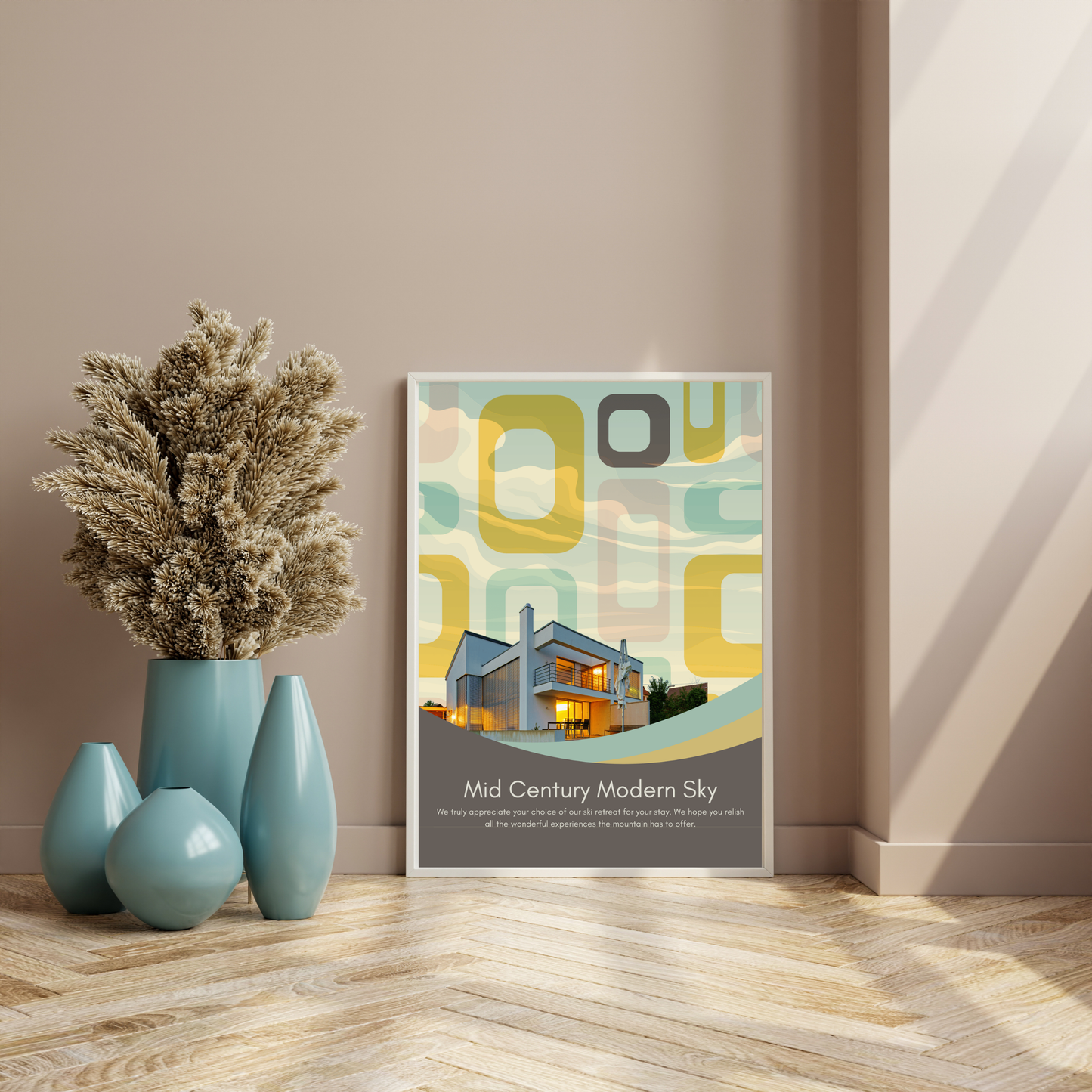 "Wonderful Welcome" Semi-Custom Airbnb Welcome Sign with your Photo Vista Nuovo Fine Art Prints by Juliana2me
