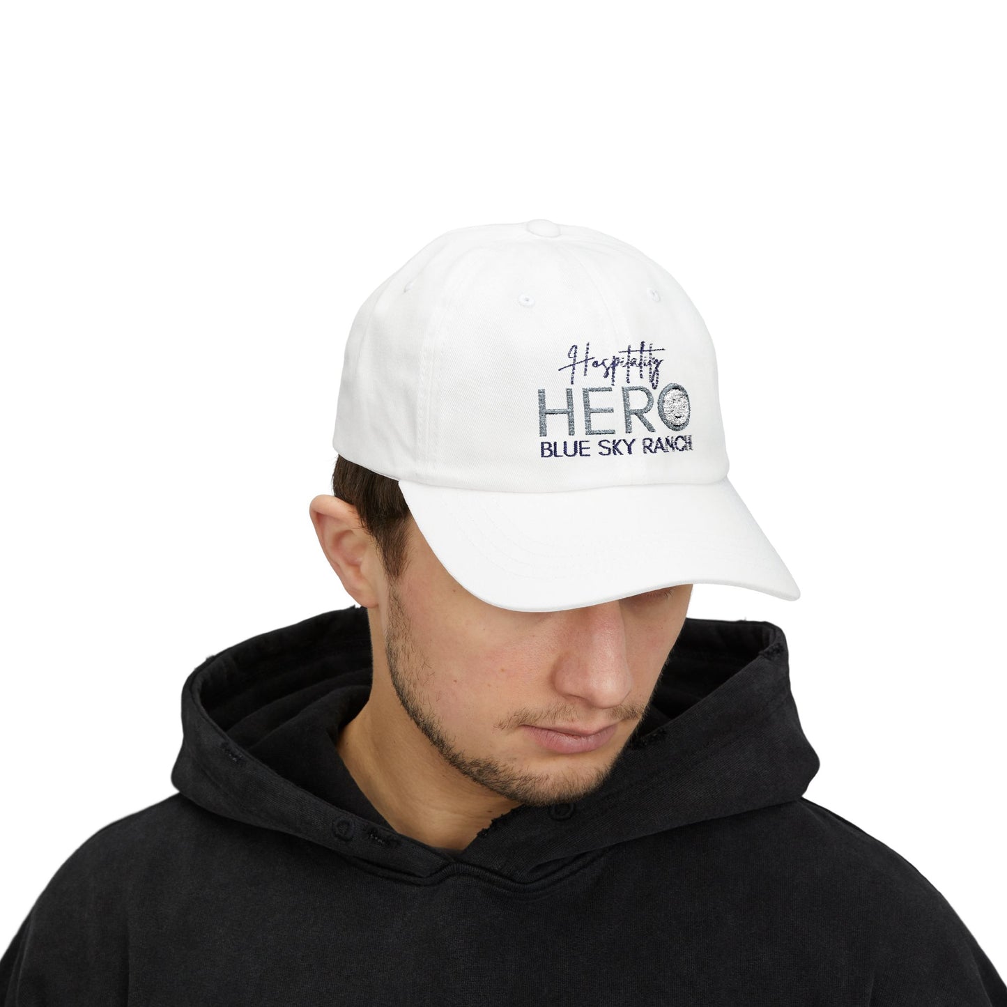 "Hospitality Hero" Dad Cap - Personalized With the name of your Rental Home Airbnb Manager Gift Vista Nuovo Fine Art Prints by Juliana2me