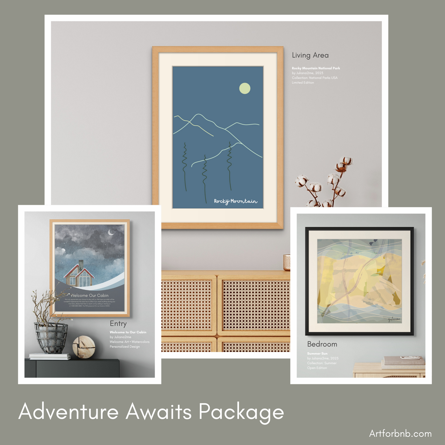 Adventure Awaits Package Vista Nuovo Fine Art Prints by Juliana2me