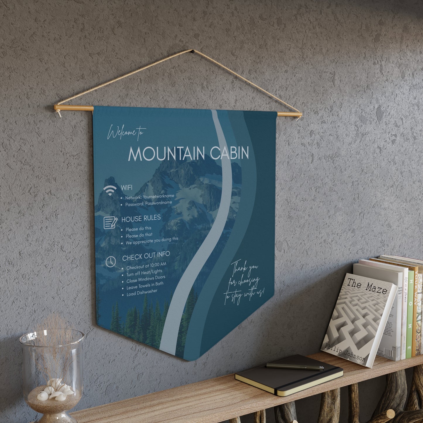 Basic Info Welcome Pennant Vista Nuovo Fine Art Prints by Juliana2me