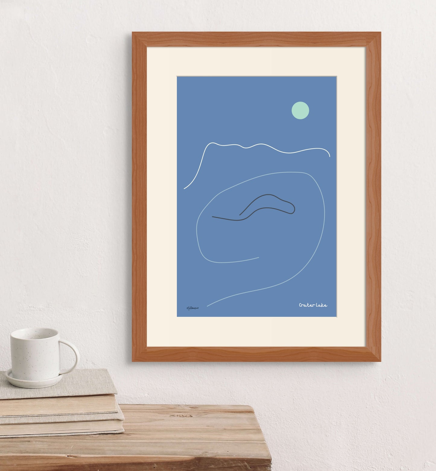 Crater Lake Vista Nuovo Fine Art Prints by Juliana2me