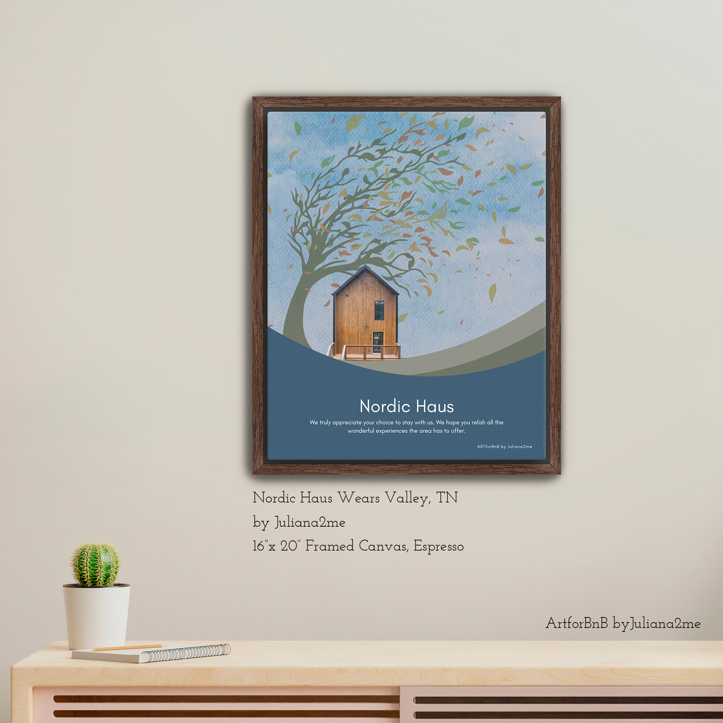 “Dreamscape Welcome” Custom One-of-a-kind Welcome Sign for your Airbnb Vacation Home Vista Nuovo Fine Art Prints by Juliana2me