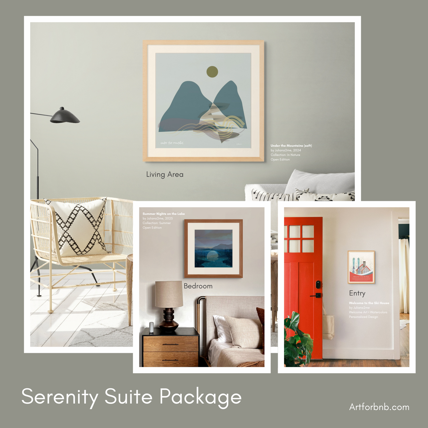 Serenity Suite Package Vista Nuovo Fine Art Prints by Juliana2me