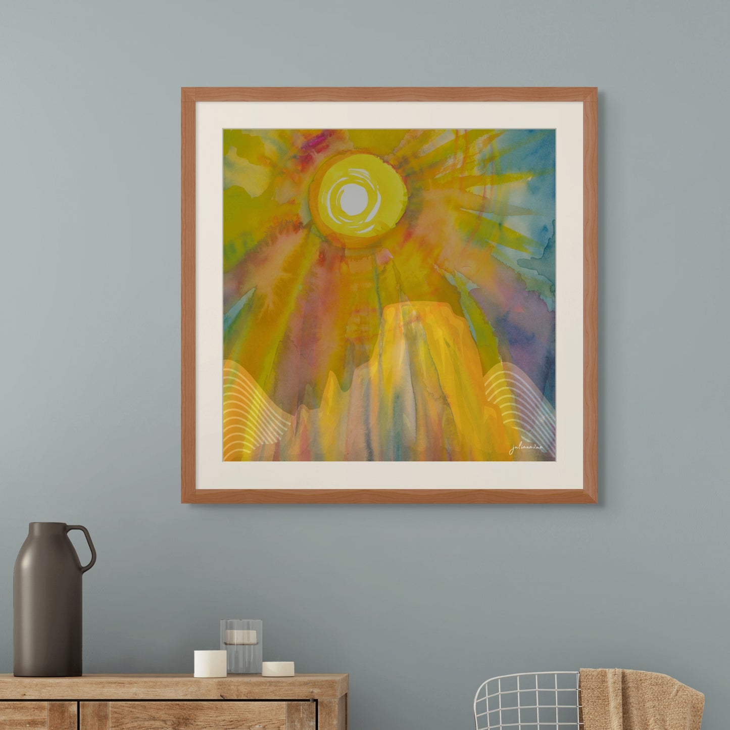 Sun on Butte Fine Art Print Vista Nuovo Fine Art Prints by Juliana2me