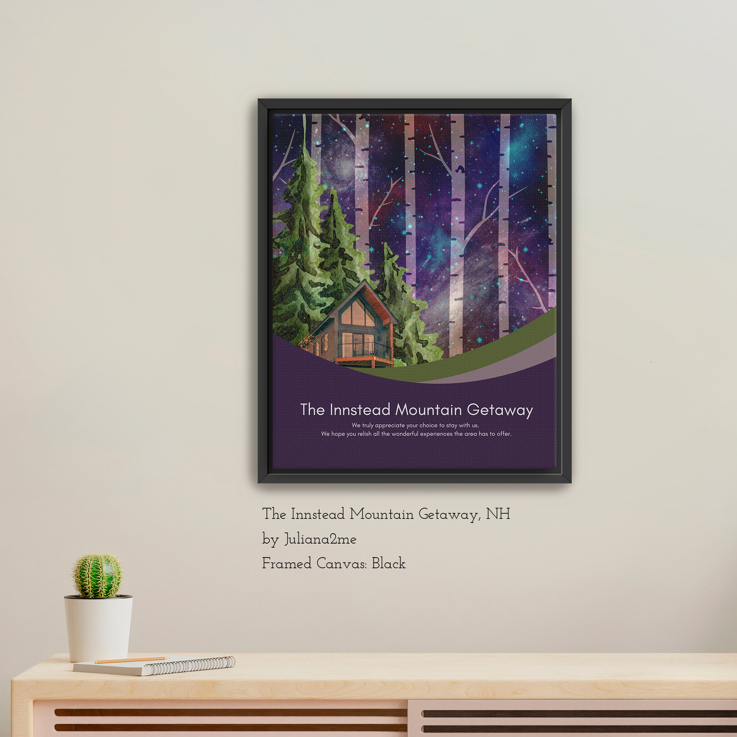 “Dreamscape Welcome” Custom One-of-a-kind Welcome Sign for your Airbnb Vacation Home Vista Nuovo Fine Art Prints by Juliana2me