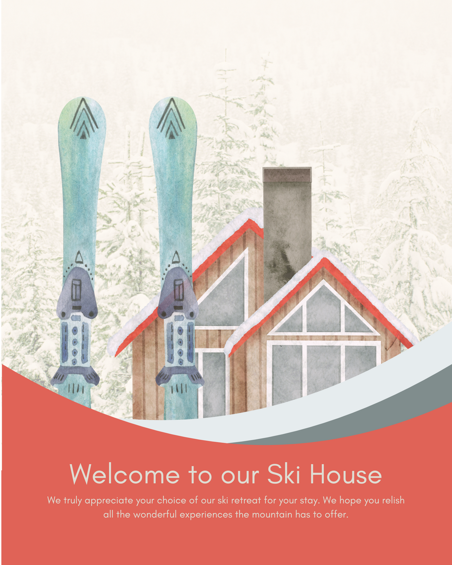 "Watercolor Welcome"  Personalized Welcome Sign for Airbnb Vacation Rental Homes Vista Nuovo Fine Art Prints by Juliana2me