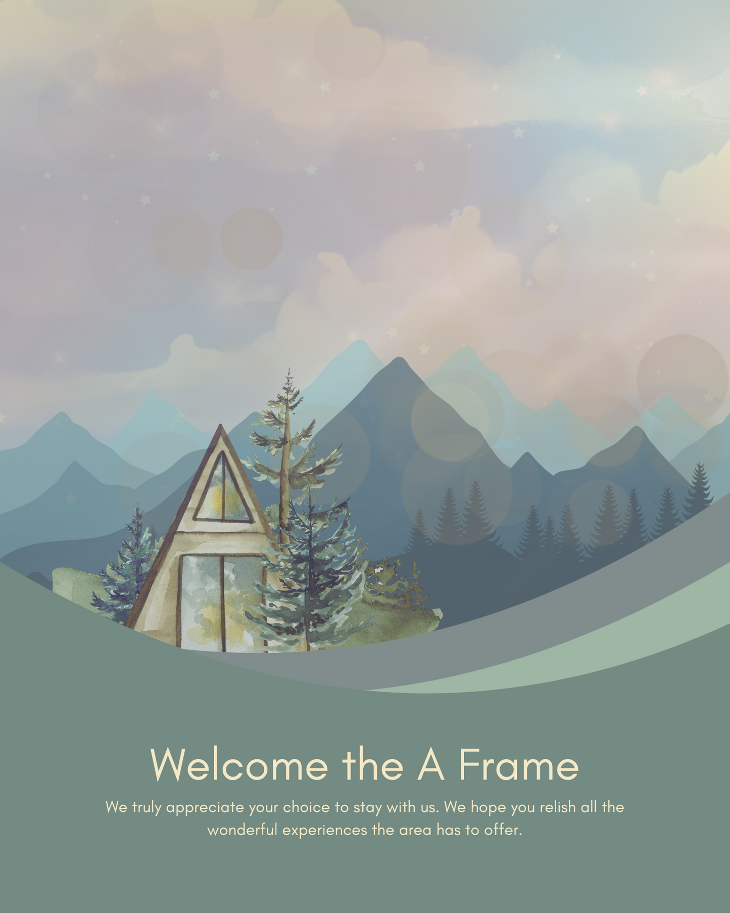 "Watercolor Welcome"  Personalized Welcome Sign for Airbnb Vacation Rental Homes Vista Nuovo Fine Art Prints by Juliana2me