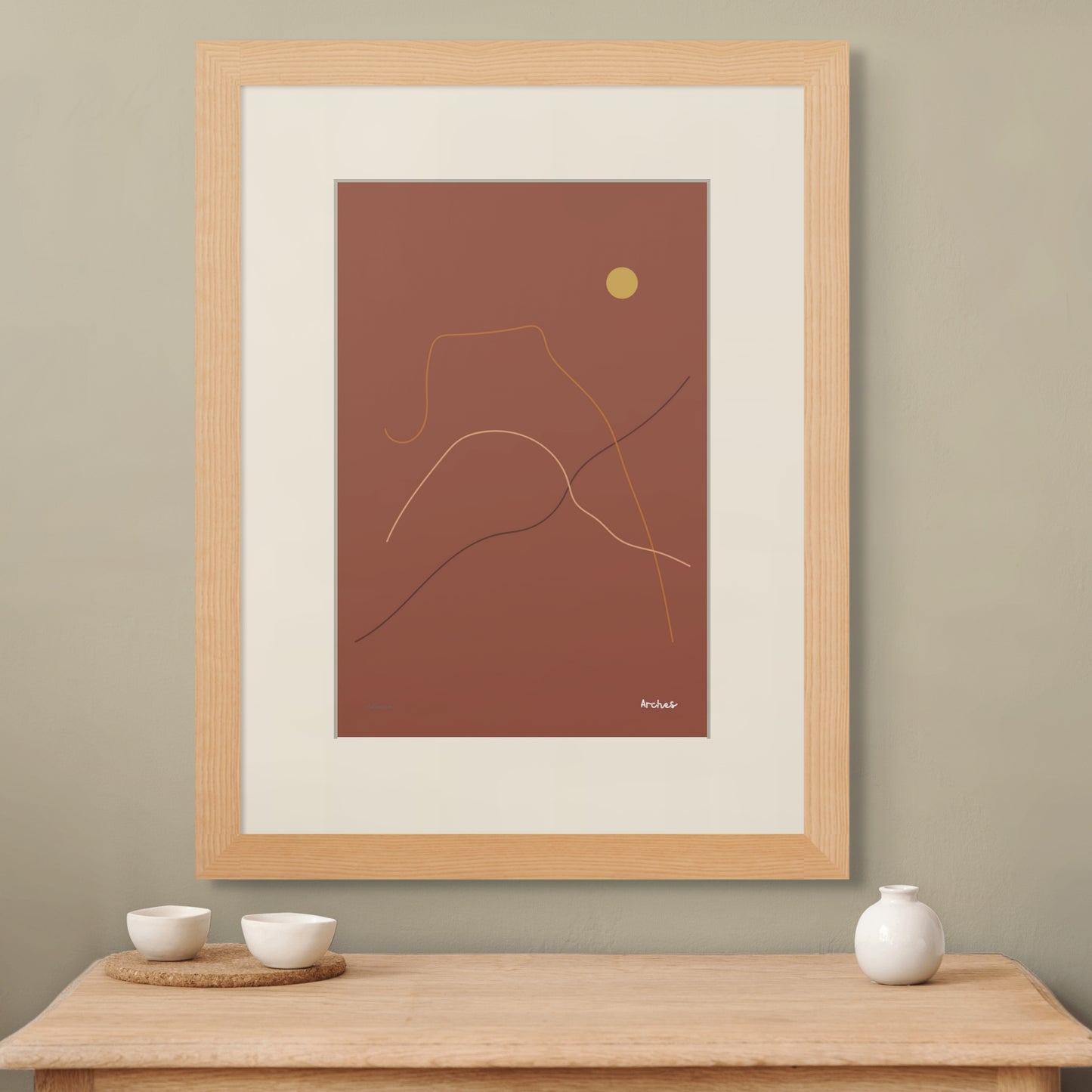 Grand Canyon Terracotta Trio Vista Nuovo Fine Art Prints by Juliana2me