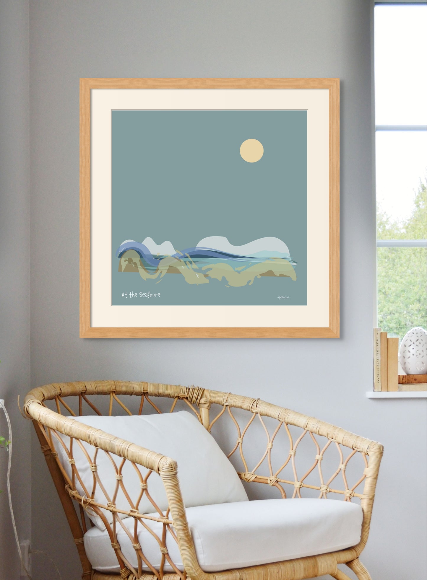 At the Seashore Vista Nuovo Fine Art Prints by Juliana2me