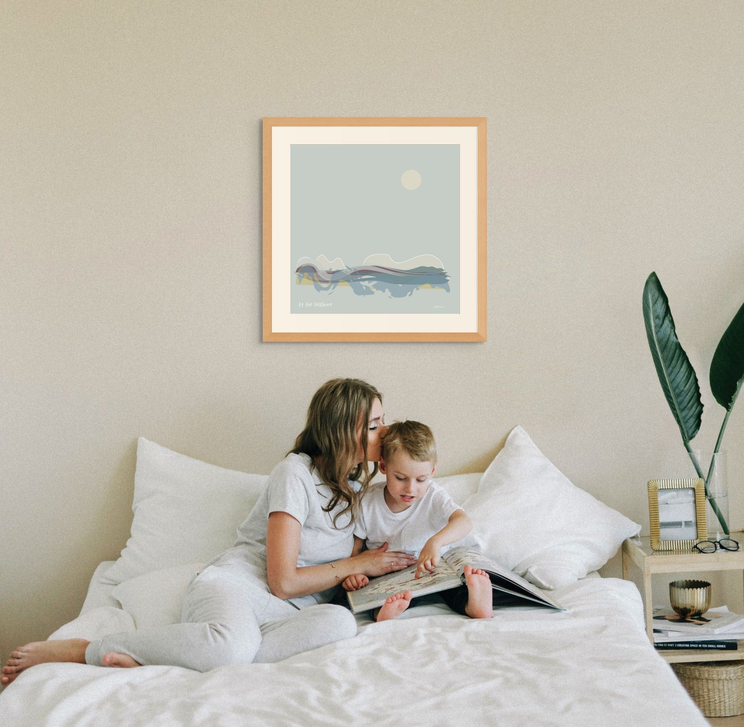 At the Seashore (Soft Colors) Vista Nuovo Fine Art Prints by Juliana2me