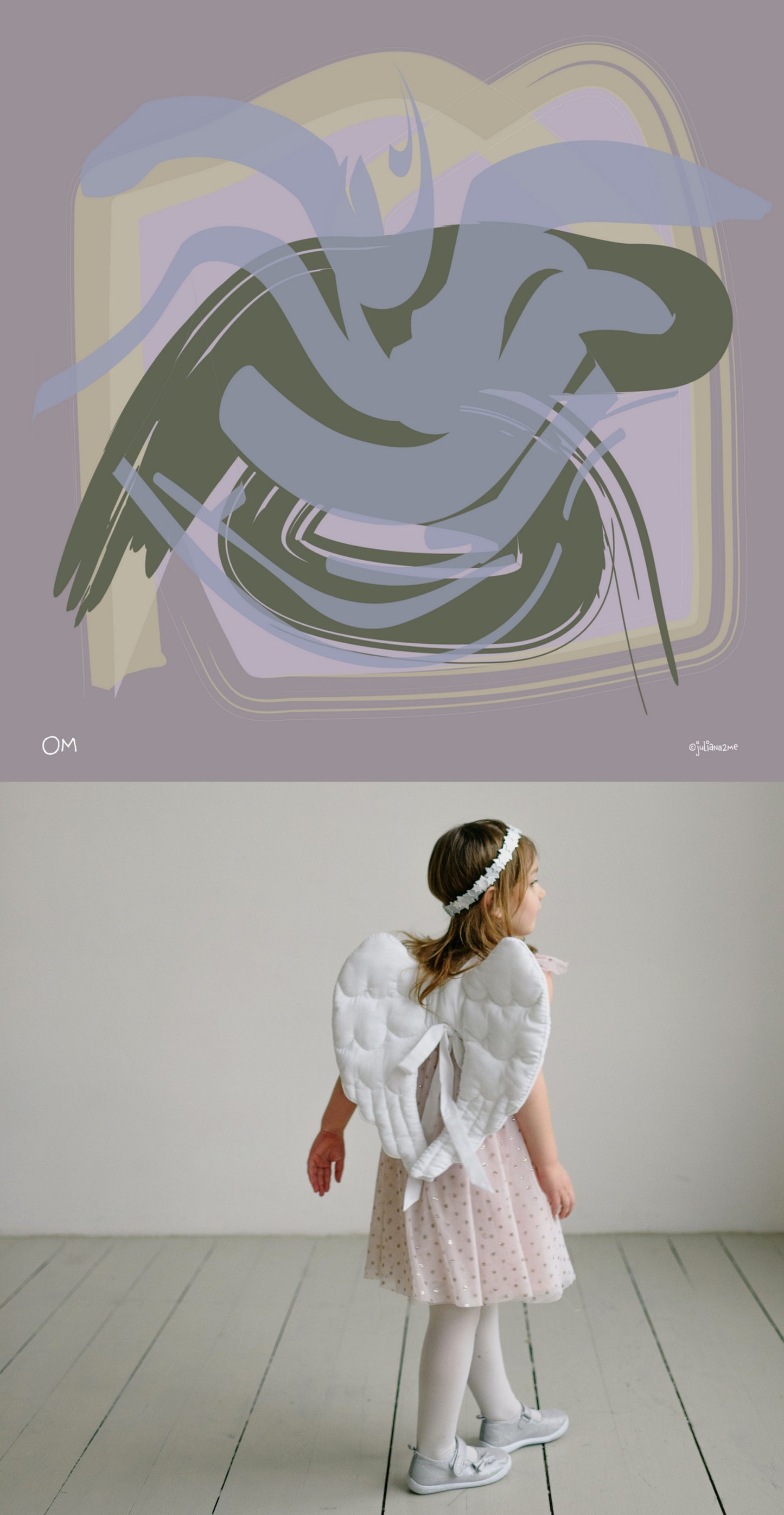 OM Wall Mural Vista Nuovo Fine Art Prints by Juliana2me