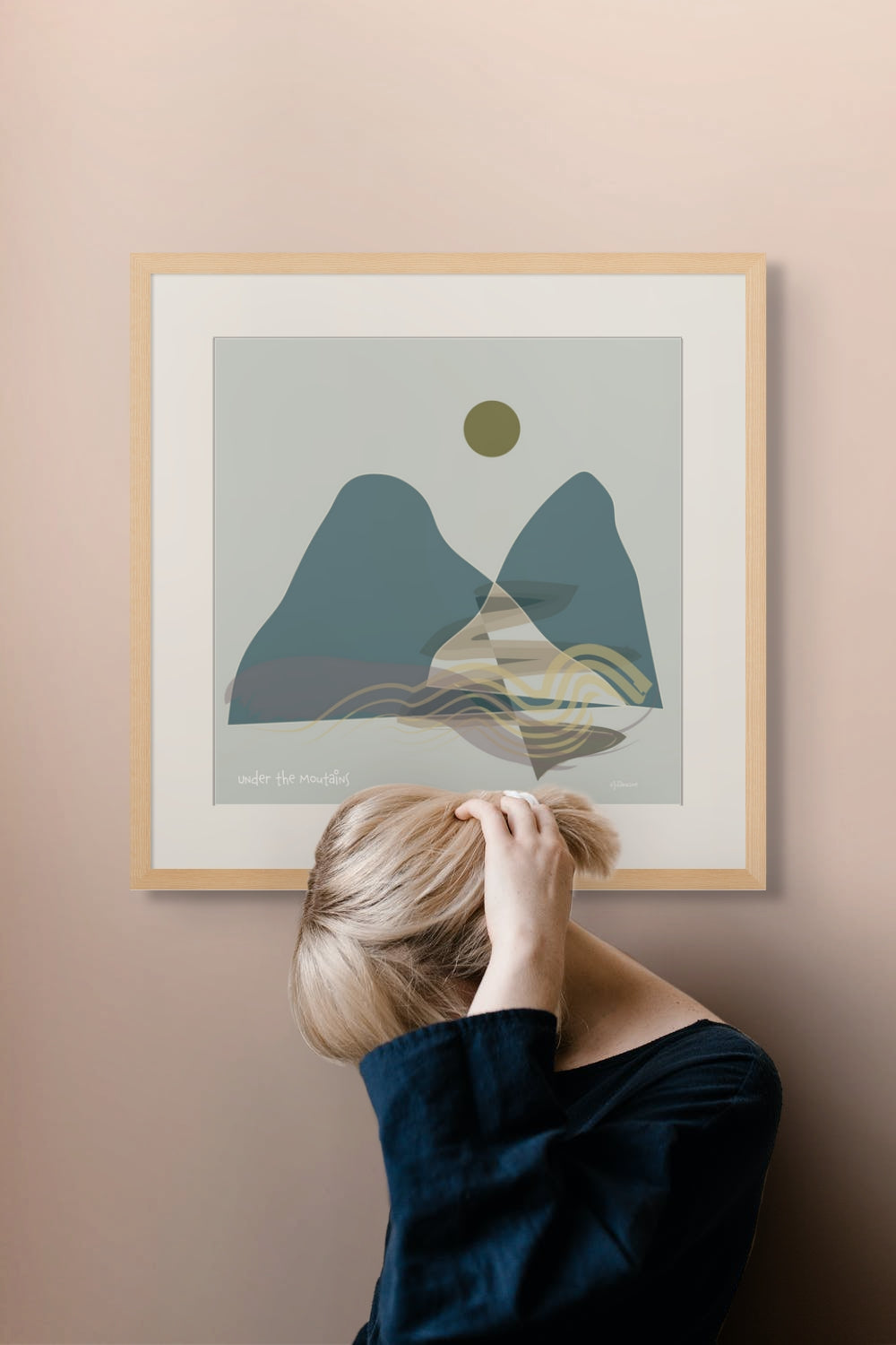 Under the Mountains (Soft Colors) Vista Nuovo Fine Art Prints by Juliana2me