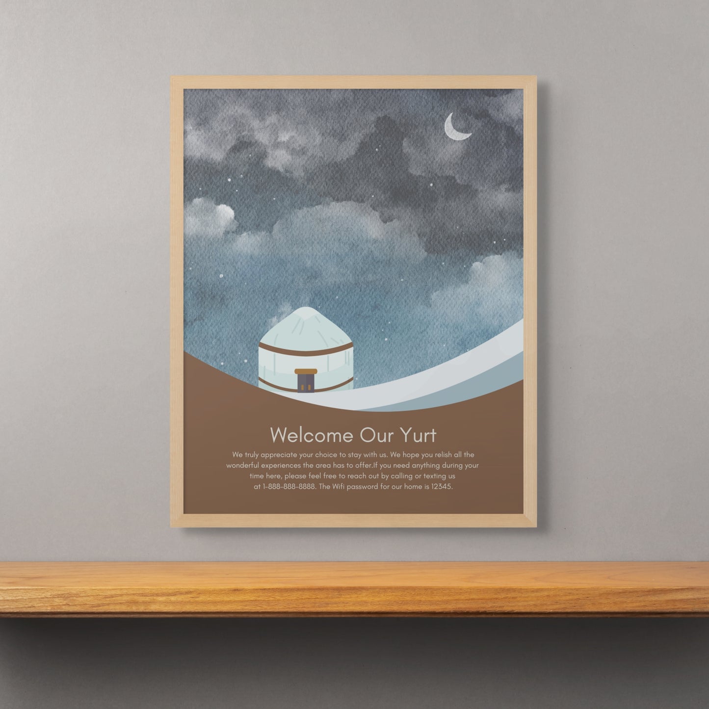 "Watercolor Welcome"  Personalized Welcome Sign for Airbnb Vacation Rental Homes Vista Nuovo Fine Art Prints by Juliana2me